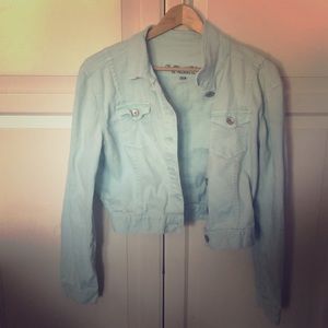 Teal Denim Jacket